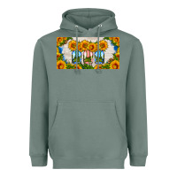 Sage american mason jar sunflower license plate Heavyweight Hoodie - HRA Design Shop