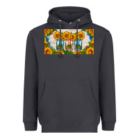 Smoke american mason jar sunflower license plate Heavyweight Hoodie - HRA Design Shop
