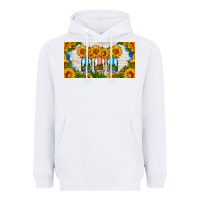 White american mason jar sunflower license plate Heavyweight Hoodie - HRA Design Shop