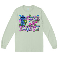 Matcha cute and fluffy stitch Long Sleeve Tee - AdoDesignShop