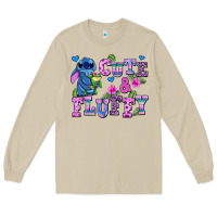 Mushroom cute and fluffy stitch Long Sleeve Tee - AdoDesignShop