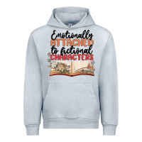 Heather Grey emotionally attached to fictional characters Urban Hoodie - MaliasSmallBusiness