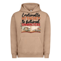 Pigment Burro emotionally attached to fictional characters Urban Hoodie - MaliasSmallBusiness