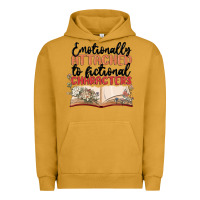 Pigment Peanut Butter emotionally attached to fictional characters Urban Hoodie - MaliasSmallBusiness