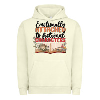 Pigment Pistachio emotionally attached to fictional characters Urban Hoodie - MaliasSmallBusiness