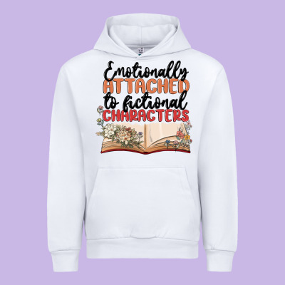 Emotionally Attached To Fictional Characters Urban Hoodie Designed By Maliassmallbusiness