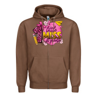Chestnut little miss 1st grade Zipper Hoodie - texasbilliewilder