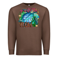 Chestnut go with the flow Premium Sweatshirt - AdoDesignShop