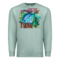 Seafoam go with the flow Premium Sweatshirt - AdoDesignShop