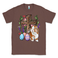 Chestnut Easter bunny and floral cross Classic Tee - RanaPortraitStore