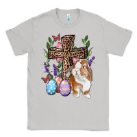 Moon Dust Easter bunny and floral cross Classic Tee - RanaPortraitStore
