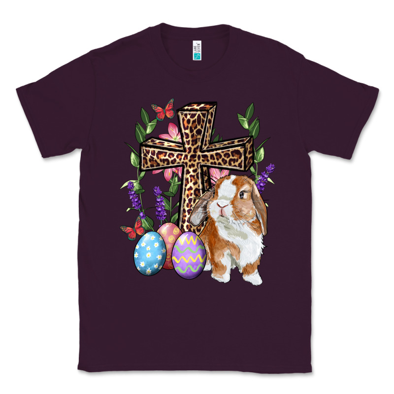 Easter Bunny And Floral Cross Classic Tee by RanaPortraitStore | Teevron