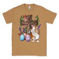 Toasted Coconut Easter bunny and floral cross Classic Tee - RanaPortraitStore