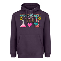 Plum phlebotomist tech Heavyweight Hoodie - CowhideDigitalArt