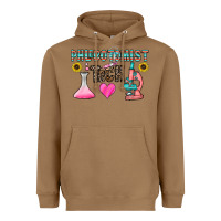 Toasted Coconut phlebotomist tech Heavyweight Hoodie - CowhideDigitalArt