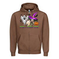 Chestnut moo i mean boo Zipper Hoodie - Zillion Design Studio