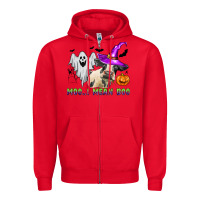 Red moo i mean boo Zipper Hoodie - Zillion Design Studio