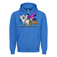 True Royal moo i mean boo Zipper Hoodie - Zillion Design Studio