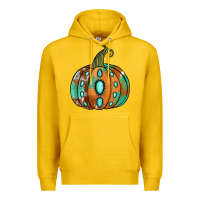 Lemon western cowhide turquoise pumpkin Premium Hoodie - Jasminsmagicworld