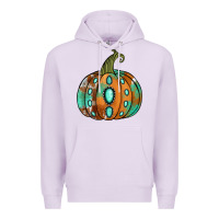 Lilac western cowhide turquoise pumpkin Premium Hoodie - Jasminsmagicworld