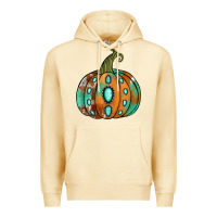 Pina Colada western cowhide turquoise pumpkin Premium Hoodie - Jasminsmagicworld