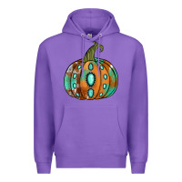 Purple western cowhide turquoise pumpkin Premium Hoodie - Jasminsmagicworld