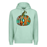 Seafoam western cowhide turquoise pumpkin Premium Hoodie - Jasminsmagicworld