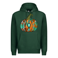 Sports Green western cowhide turquoise pumpkin Premium Hoodie - Jasminsmagicworld