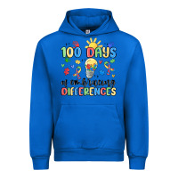 Cobalt 100 days of embracing differences Urban Hoodie - MaliasSmallBusiness