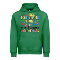 Emerald 100 days of embracing differences Urban Hoodie - MaliasSmallBusiness