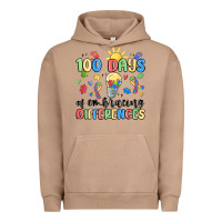Pigment Burro 100 days of embracing differences Urban Hoodie - MaliasSmallBusiness