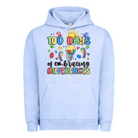 Pigment Grape Ice 100 days of embracing differences Urban Hoodie - MaliasSmallBusiness