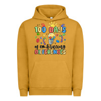 Pigment Peanut Butter 100 days of embracing differences Urban Hoodie - MaliasSmallBusiness