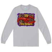Moon Dust Mardi Gras Tis The Season Lobster Long Sleeve Tee - RanaPortraitStore
