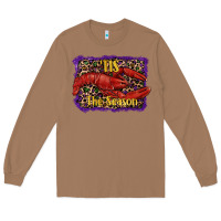 Toasted Coconut Mardi Gras Tis The Season Lobster Long Sleeve Tee - RanaPortraitStore