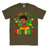 Army Green a little black history with boy juneteenth Classic Tee - texasbilliewilder