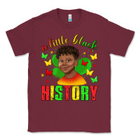 Burgundy a little black history with boy juneteenth Classic Tee - texasbilliewilder