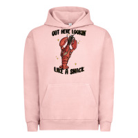 Pigment Salmon out here lookin like a snack boujee Urban Hoodie - MaliasSmallBusiness