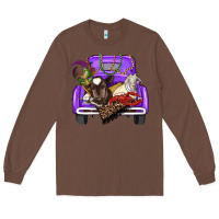 Mardi Gras Truck With Farm Animals Long Sleeve Tee | Teevron