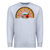 Heather Grey back to school rainbow Premium Sweatshirt - AdoDesignShop