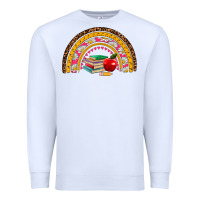 White back to school rainbow Premium Sweatshirt - AdoDesignShop