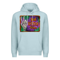 Blue Mist bad witch vibes Premium Hoodie - Jasminsmagicworld