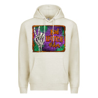 Oatmeal Heather bad witch vibes Premium Hoodie - Jasminsmagicworld