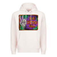 Pale Pink bad witch vibes Premium Hoodie - Jasminsmagicworld