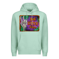 Seafoam bad witch vibes Premium Hoodie - Jasminsmagicworld