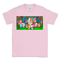 Bubblegum Pink Spring Easter Bunny Classic Tee - RanaPortraitStore