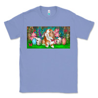 Colony Blue Spring Easter Bunny Classic Tee - RanaPortraitStore