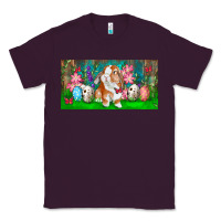 Plum Spring Easter Bunny Classic Tee - RanaPortraitStore