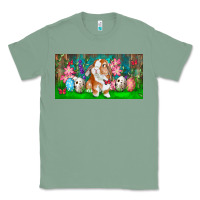 Sage Spring Easter Bunny Classic Tee - RanaPortraitStore