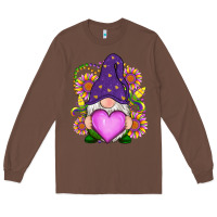 Chestnut Mardi Gras gnome Long Sleeve Tee - RanaPortraitStore